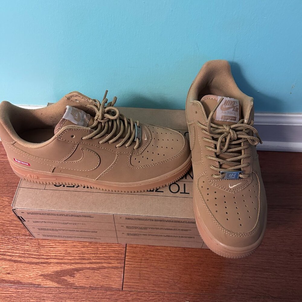 Nike Air Force 1 Low SP Supreme Wheat (size 9 women / 7.5 men)